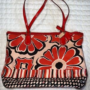 Floral Coach bag